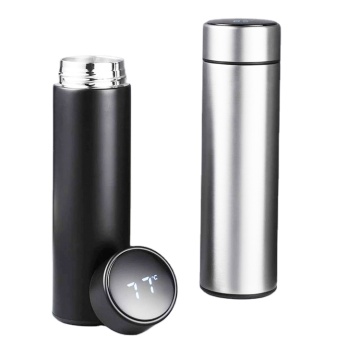 Stainless Steel Thermos Water Bottle with Logo Flask and Vacuum Insulation Temperature Display