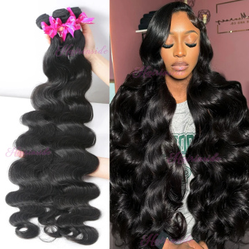 Indian Remy Body Wave 28 30 36 Inch Raw Virgin Unprocessed 100% Human Hair Water Wavy Extensions 1 3 4 Bundles Deal For Women