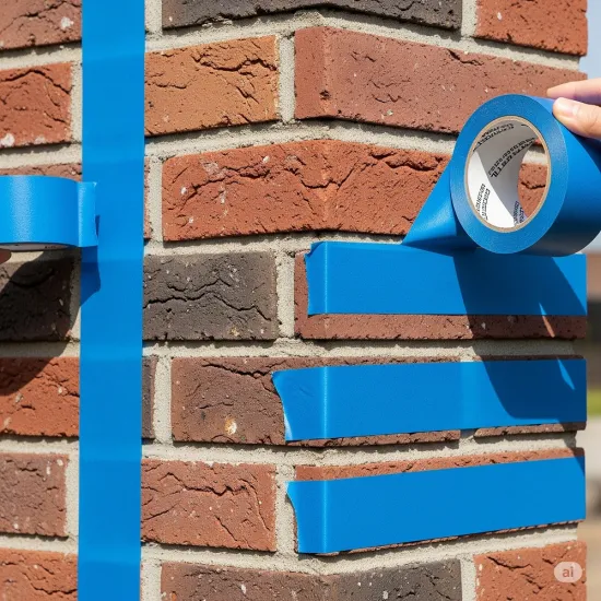 UV Resistant Outdoor Masking Tape for Exterior Use