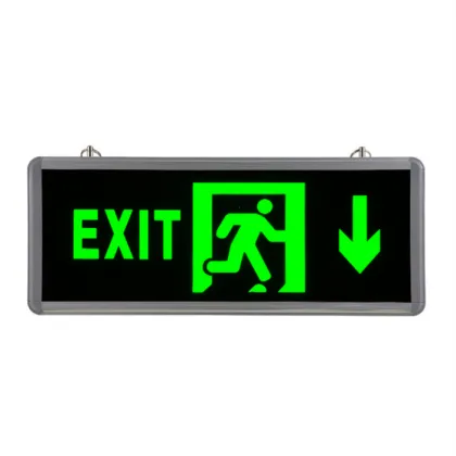 LED Fire Emergency Exit Sign for Power Outage Evacuation