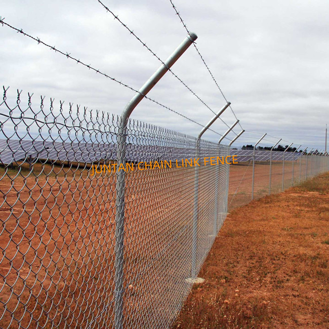 Fence a catena con rivestimento in PVC verde da 50 mm