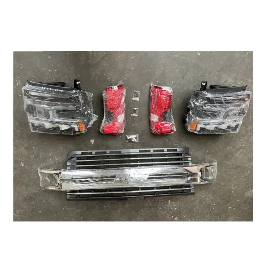 Good Fitment Car Facelift Front Grilles and LED Lights for Silverado 1500 2019+