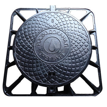 EN124 Manhole Cover, Made of Ductile/Cast Iron, Various Specifications are Available