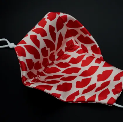 Sangshang printing silk face cover