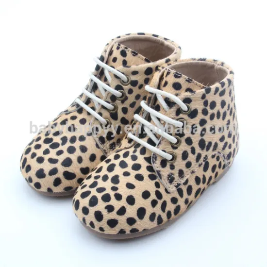 2017 Fashion Leopard Print Baby Girls Shoes Hard Sloe Kids dress shoes