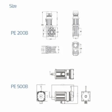 220V 50Hz/60Hz IP65 Servo Motor and Controller