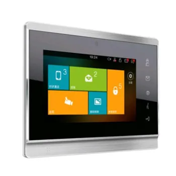 Full Digital Capacitive Touch Screen Multiple Apartment Building TCP/IP Video Door Phone SystemNew