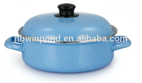 Indian clay shallow sauce soup pot