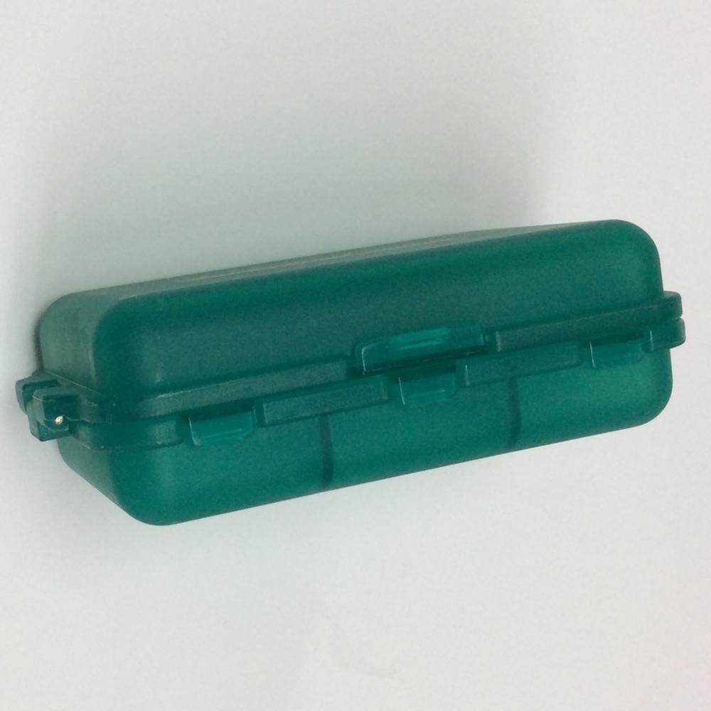 Plastic portable sealed double-layer pill case
