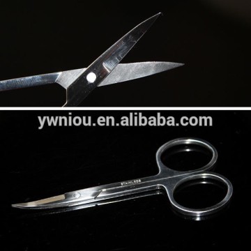 Professional Stainless Steel Eyebrow Nail Hair Trimming Beauty Makeup Scissors