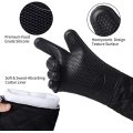 Guantes resistentes al calor BBQ COCINA COCINA MARCA DE HORNO DE SILICONOS