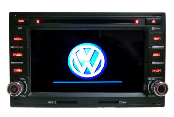 6.5" Digital Tmc, Rds, Iphone Dual Zone 4 * 60w Amplifier Volkswagen Dvd Navigation St-7606