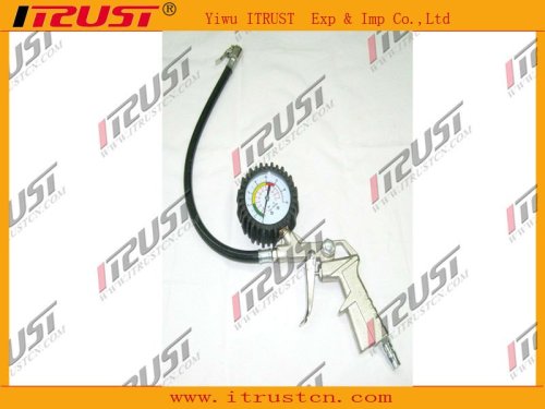 Tire pressure gauge with blister card