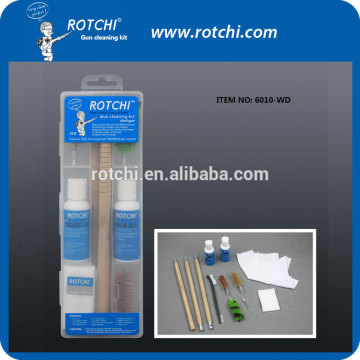 Wooden rods shotgun cleaning kit with solvent and gun oil , cleaning kit for shotgun,shotgun cleaning sets
