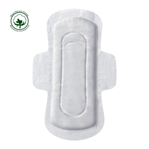 Sustainable degradable organic cotton period pad