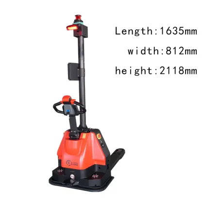 Point-to-point floor handling robot forklift