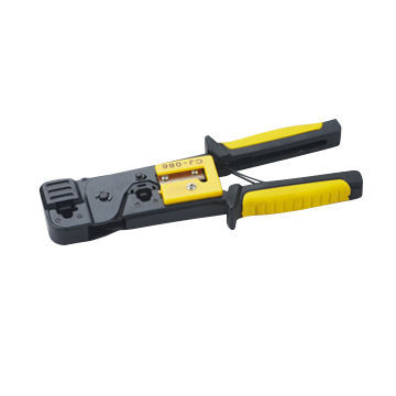 Soldering iron tool for crimping modular plug