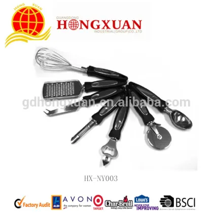 Hongxuan Manufacturer 7PCS COOKING TOOLS KITCHENWARE