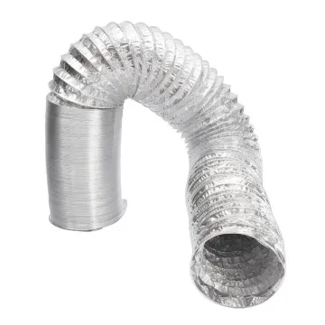Glosok Factory Direct 85mm PVC Aluminum Foil Flexible Air Duct for HVAC Systems