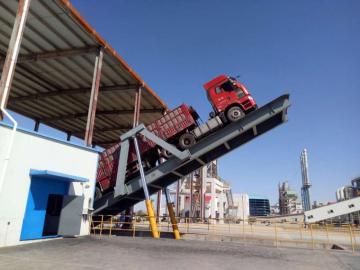 Fester Typ hydraulischer LKW -Dumper festgelegt