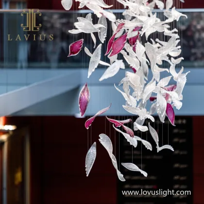 Large creative custom shopping mall chandelier Shopping mall outdoor chandelier