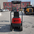 Verimli 1 Ton Kırmızı Mini Ekskavatör Bahçe Kazıcı