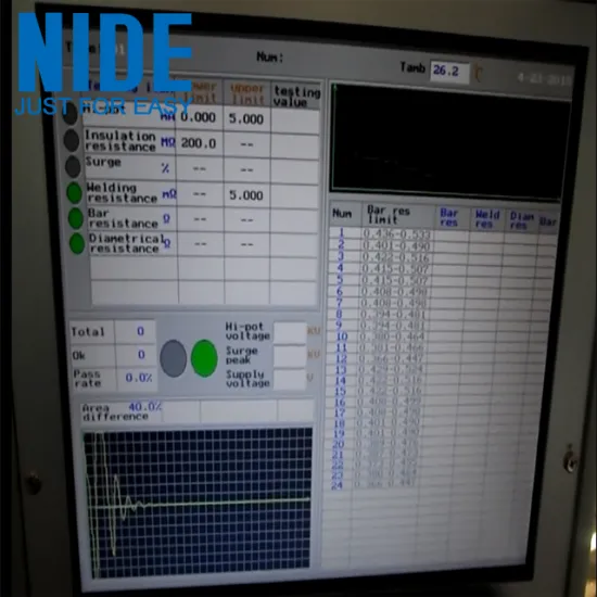 Automatic Rotor Insulation armature testing machine