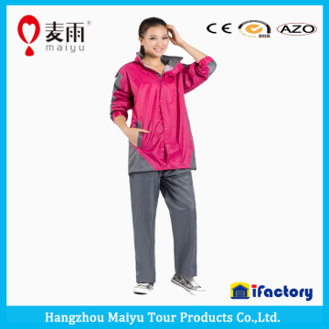 high quality durable waterproof clear plastic rain pant