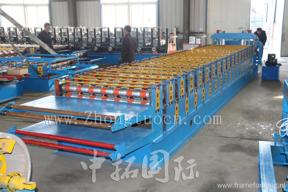 Double Layer Galvanized Roofing Sheet Roll Forming Machine