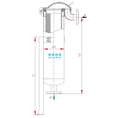 Carbon Steel Topline bag filter