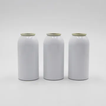 Body care aerosol cans aluminum metal