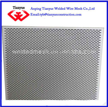 SS 316L perforated metal sheet with 60 degree hole