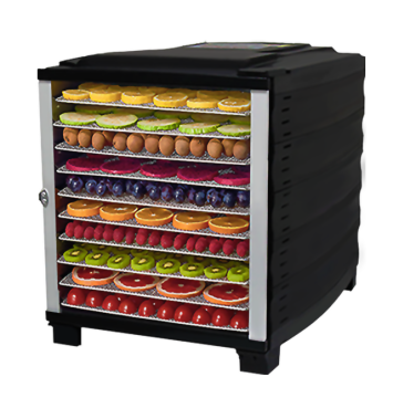 10 ถาดสแตนเลสสตีลเครื่อง dehydrator เครื่องดูดฝุ่นสำหรับผักและผลไม้