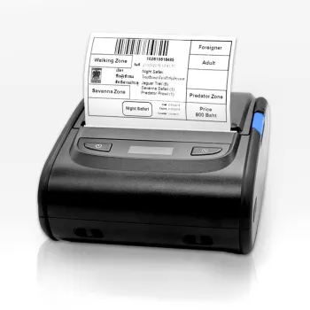 Portable Bluetooth Handheld Barcode Thermal Printer for Logistics and Mobile Phone Labels
