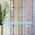 Cristal clair acrylique Teardrop Perles Strand Garland Party City