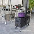 Warmfire factory price hot sale wood burning stove with oven camping stove portable bell tent stove