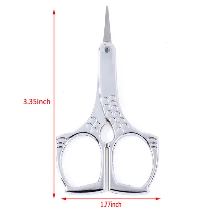 1Pc Eyebrow Scissor Nose Hair Scissors Nail File Sharp Makeup Eyelash Scissors New