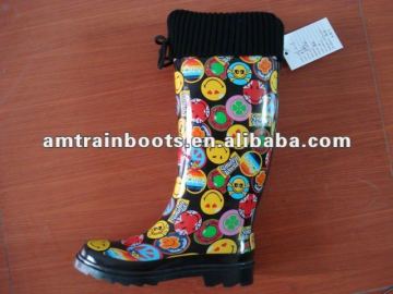 woman high rain boots sale