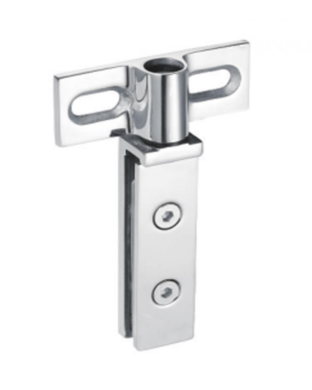 Porte de douche en verre Arbre plat chrome