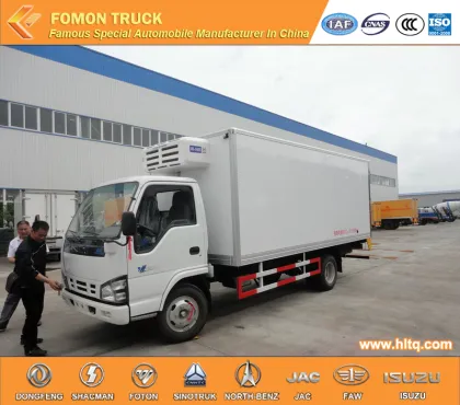 Qingling 600P 8tons mobile refrigerator truck