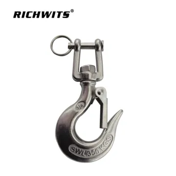 Stainless Steel Rigging Snap Hook Grade 304 Marine Jaw Type Swivel Crane hook