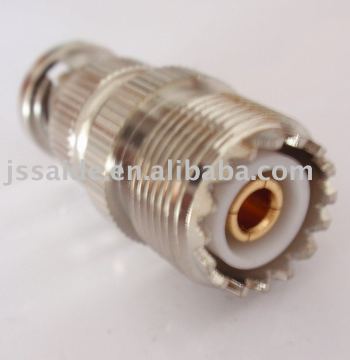 BNC male to UHF female adapter