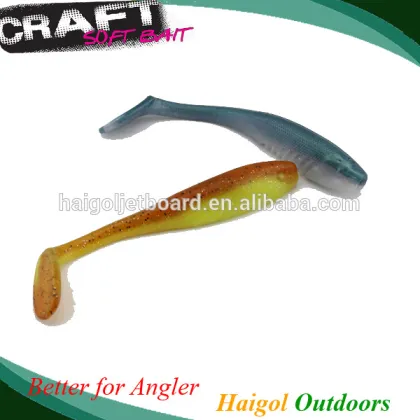 Manufacturer of eco-friendly material bass fishing bait soft fishing lure