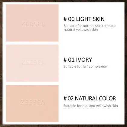 ZEESEA Eygpt Collection 3 Colors Makeup Face Powder Oil Control Long Lasting Pressed Powder Pallete Contour Concealer