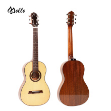 Instrument de musique en bois de bois personnalisé guitare acoustique