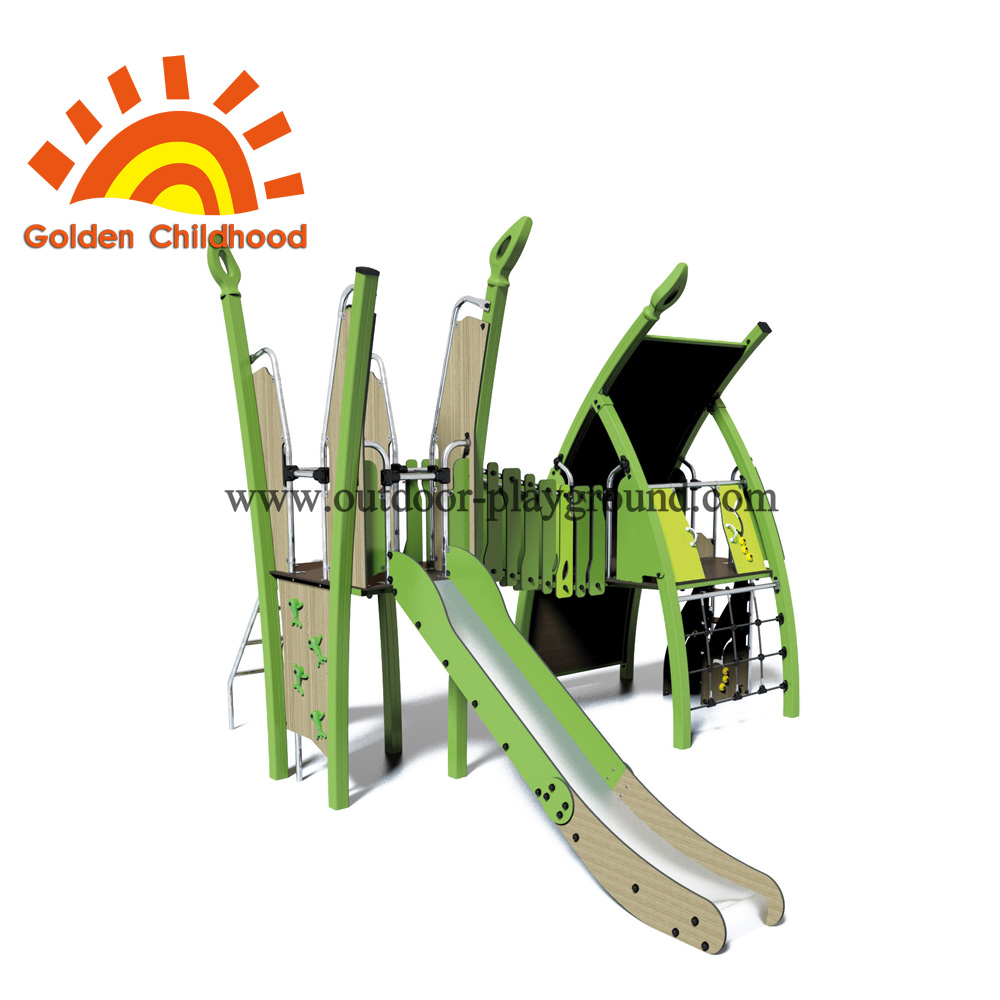 Tree Green Outdoor Playground Equipment Facility For Sale