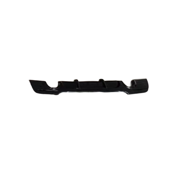 Matte Black Bilateral Single Out Rear Diffuser for BMW 3 Series E92 M-Performance Style