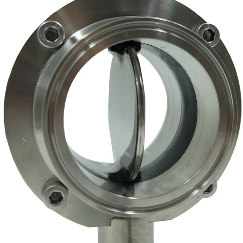 Sanitary Stainless Steel Clamp Manual Butterfly Valve