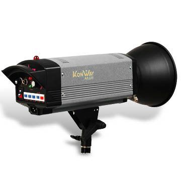 Studio Flashlight, Providing Continuous Lighting and Flash Function