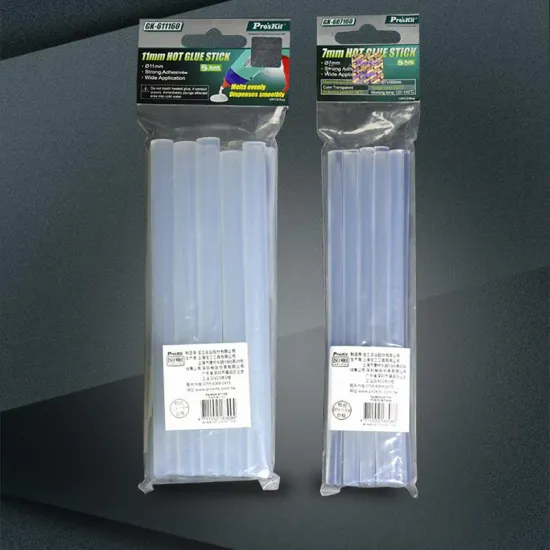 Proskit Strong Viscous Hot Melt Glue Stick 10Pcs Hot Melt High Viscosity Transparent Hot Melt Glue Gun Glue Stick 7mm/11mm*160mm
